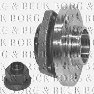 BORG & BECK bwk705 -  Комплект подшипника ступицы колеса